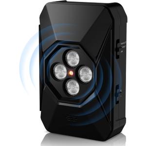 Anti Barking Device for Dogs - 50FT Dog Barking Deterrent Device - 3 Modes Ultrasonic Stop Dog Barking - Rechargeable Bark Stopper Indoor Outdoor Home Garden Automatic Bark Alarm Tool Dogs (Black)