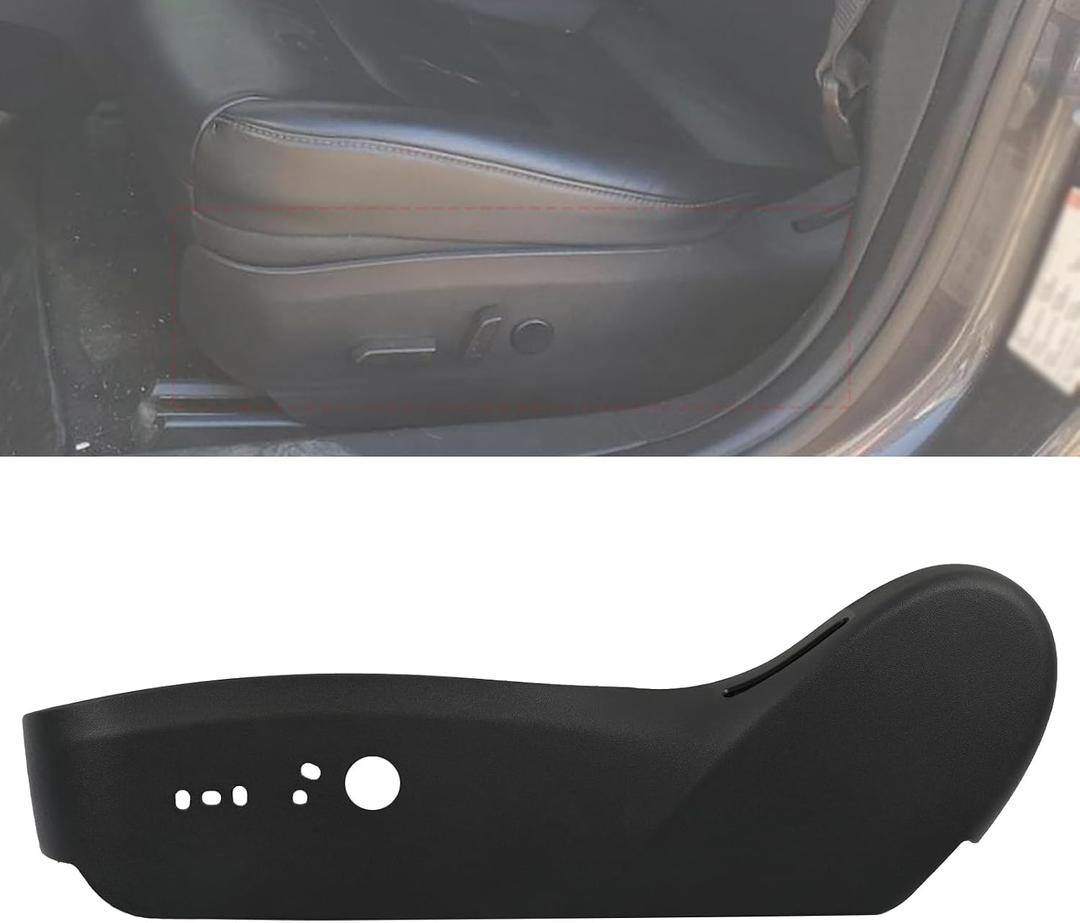 1088964-00-G,Driver Seat Trim Cover Outer Trim Panel Compatible with Tesla Model 3/Y 2017 2018 2019 2020 2021 2022 2023.7 Replace 1098349-00-G Front Outer Trim Cover Shield Panel