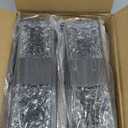 HITTO Dusk to Dawn Outdoor Lighting,Porch Lights Outdoor IP65 Waterproof Exterior Lighting Fixtures 12W LED Ripple Crystal Modern Outside Light for House Hallway Doorway Patio,14.2'' Black, 2PCS