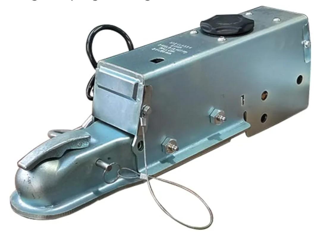 2-inch Ball Model, Hydraulic Trailer, disc Brake, Surge Coupling, 3500 kg Actuator Cover, RV Boat