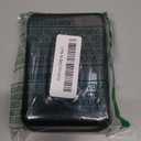 Foldable Weekly Pill Organizer 2 Times a Day with 2 Extra Compartments (Clear Printed Labels) - Portable 7 Day AM PM Medicine Box, Week Daily Travel Pill Case Holder for Vitamin, Supplement - Black