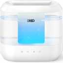 Dreo Humidifiers for Bedroom, Top Fill 4L Supersized Cool Mist Humidifier, 32H Runtime, 28 dB Quiet Ultrasonic Air Humidifier for Large Room, Plants, Baby Nursery, Indoor, Night Light, Easy to Clean (White)