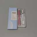 Eyebrow Trimmer, Facial Hair Trimmer Precision Detailer with Rinseable Blade, Battery Powered Double-Sided Eyebrow Razor with Comb, Compact Pen-Size Safe Painless Shaver for Chin Peach-Fuzz (Fuchsia Pink)