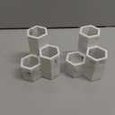 Toothbrush Holders for Bathrooms Toothpaste Holder Stand Bathroom Organizer for Toothbrush Makeup Brushes Holder (2 Pack, Marble5)