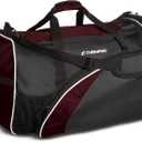 CHAMPRO Varsity Football Equipment Bag With Shoulder Carry Strap, Laundry and Helmet Bags (MAROON)