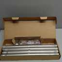 Zeerobee Curtain Rods for Windows 66 to 120, Brushed Nickel Curtain Rod, Adjustable 1 Inch Heavy Duty Outdoor/Indoor Modern Drapery Pole, 32"-120"