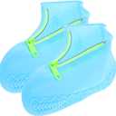 Pair of 1Silicone Shoes Cover Skid Protective Cover for Outdoor Use S Blue Durable and Easy to Store for Rainy Days and Outdoor Activities