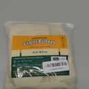 GSM Brands Fluorescent Light Diffuser Covers (Set of 4) Filters Light for Classrooms and Offices - Flame-Retardant Fabric (Soft White)