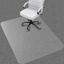 Office Chair Mat for Carpet: 48"x36" Clear Desk Chair Mat for Carpet Floor, Computer Mat for Low Carpeted Floors,Thick and Sturdy Protector, Rug Pad for Rolling Chairs Office Work Gaming, 48 in x 36 in without lip