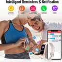 Zeacool Fitness Tracker with 24/7 Heart Rate, Blood Oxygen, Blood Pressure Sleep Monitor, Activity Trackers, 5 ATM Waterproof, Step Calorie Counter, Pedometer, Health Smart Watch for Women, Men