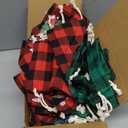 72Pcs Burlap Christmas Drawstring Bags, 5x7in Buffalo Plaid Xmas Gift Bags w/ Tag Christmas Candy Bags Small Xmas Linen Treat Bags Goody Gift Bags Reusable Gift Wrapping Bags Holiday Party Favors Sack