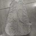 Yoofoss Baby Sleep Sack 0-6 Months TOG 2.5 Winter Baby Wearable Blanket, 100% Organic Cotton Infant Sleeping Sack 2-Way Zipper Warm Quilted Sleep Sack (Small, Grey)