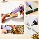 SUNFATT Full Size Hot Glue Sticks,(30 Pcs) 8" x 0.43" Crystal Clear Glue Sticks Perfect for Hot Glue Gun,Easily Create and Bond Crafts on Wood,Plastic,Glass,Flowers,Fabrics,Foam,Jewellery.
