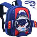 Padgene Toddler Backpacks Kids Preschool Backpack Waterproof Neoprene Animal Schoolbag Lunch backpack 3D Cartoon Mini Travel Bag for Boys Girls Ages 3-5