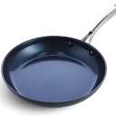 Blue Diamond Cookware Hard Anodized Ceramic Nonstick, 10" Frying Pan Skillet, PFAS-Free, Dishwasher Safe, Oven Safe, Grey