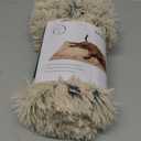 Furhaven Waterproof Throw Blanket for Dogs & Indoor Cats, Washable - Shaggy Plush Calming Long Faux Fur & Velvet Dog Blanket - Taupe, Large