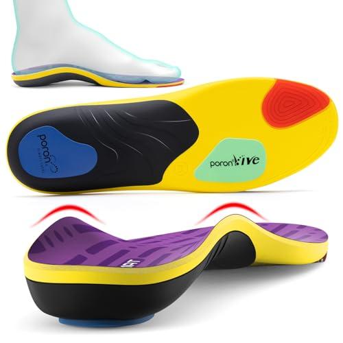 TANSTC Insoles for Men Standing All Day Plantar Fasciitis Insoles Arch Support Shoe Insoles for Women Orthotics Flat Feet Pain Relief Shoe Insoles Men Professional Sport Insoles Work Inserts Men, M Men's 7-8 | Women's 9-10