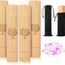 Very1Small Scattering Urns for Human Ashes Adult,9''x2'' Scattering Tubes for Human Ashes,Eco Friendly Biodegradable Urns for Human Ashes(Set of 4,Tree of Life Pattern)