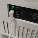 Cooluli 20 Liter Mini Fridge with Temperature Control - White Thermoelectric Cooler and Warmer for Bedroom, Office, Car, Dorm