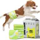 Dono Dog Diapers Male 60ct, Disposable Non-Slip Male Dog Wraps, Super Absorbent Puppy Diapers with Rapid-Dry Technology, Wetness Indicator, Leak-Proof Doggie Pampers, Small (Small (12-19inch))