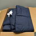 Bedsure Navy Bedding Sets Queen - 7 Pieces Solid Bed in a Bag, Queen Bed Set Navy with Comforter, Sheets, Pillowcases & Shams
