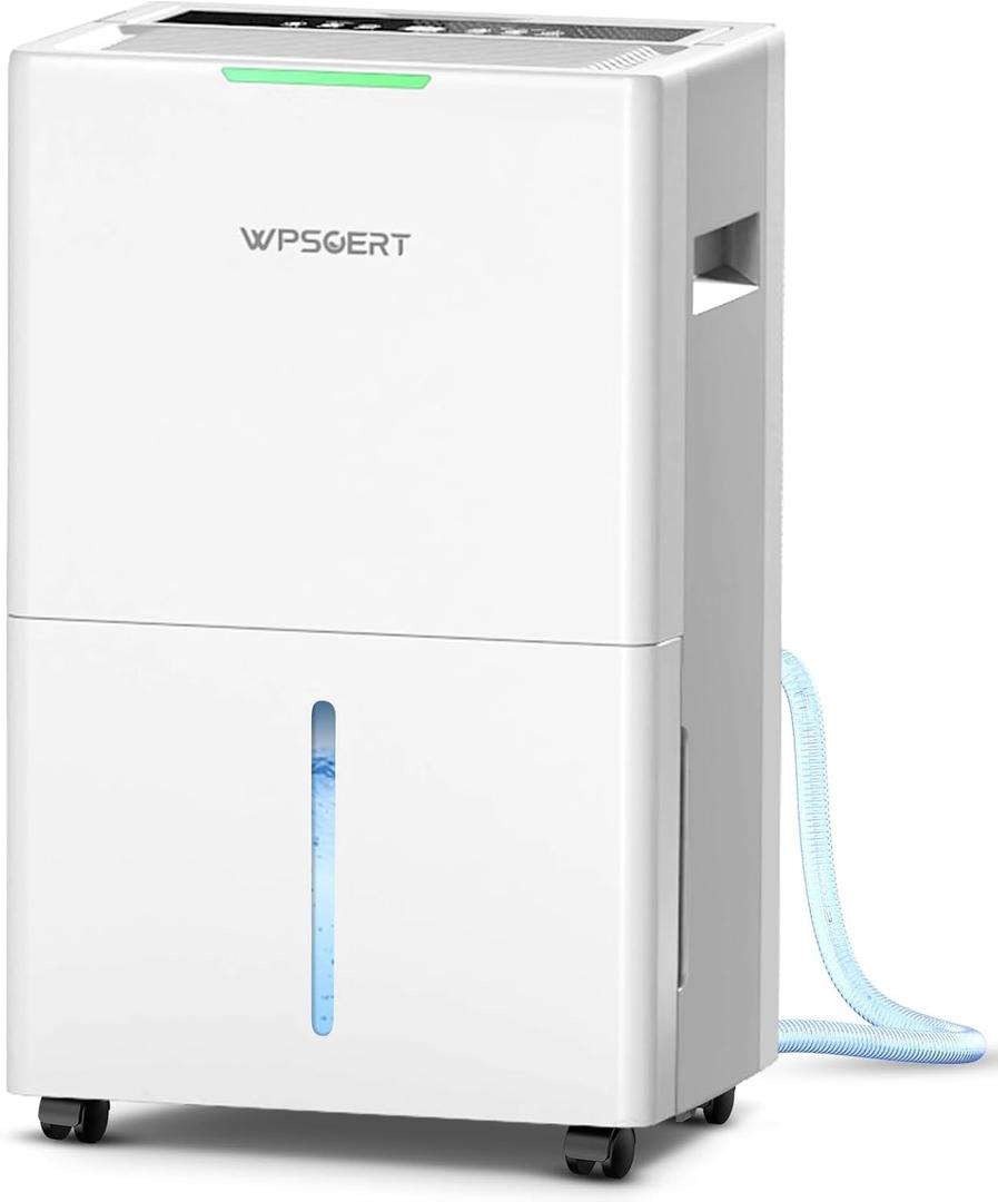 4000 sq.ft Dehumidifier for Basement, 45 Pint Dehumidifiers for Home with Drain Hose, WPSOERT Smart Compressor Dehumidifies for Large Room, Bedroom, 3 Modes, Intelligent Humidity Control, Auto Defrost 4000 sq.ft Dehumidifier for Basement, 45 Pint Dehumidifiers for Home with Drain Hose, WPSOERT Smart Compressor Dehumidifies for Large Room, Bedroom, 3 Modes, Intelligent Humidity Control, Auto Defrost