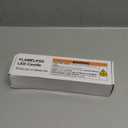 6 Pcs Flameless Taper Candles with Remote, Timer, Plastic Battery Operated Window Candles, 9.6 Inches Ivory LED Candlesticks, for Halloween Christmas Home Decoration