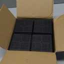 EGTTGIN Bed Risers 1 inch, 2 inch, 3 inch, 4 inch Heavy Duty, Adjustable Furniture Riser for Table Desk Couch Sofa Chair Recliner Leg Frame Dorm, Stackable Bed Raisers Blocks (Black 6 Pack, 2 inch)