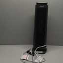 PELONIS PTH15A4BGB Ceramic Tower 1500W Indoor Space Heater with Oscillation, Remote Control, Programmable Thermostat & 8H Timer, ECO Mode, Tip-Over Switch & Overheating Protection, Gray