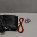 8Ft Round Pool Cover, Upgraded 420D Heavy Duty Oxford Fabric Pool Covers for Above Ground Pool with Winch and Cable, All Season Inflatable Pool Cover for UV Resistant, Waterproof and Dustproof