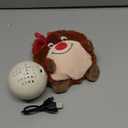 Senneny Christmas Dog Toys, Interactive Dog Toys Reindeer, Random Path Electric Automatic Moving and Rolling Dogs Toy, Motion-Activated Dog Ball with Plush Cover USB Rechargeable