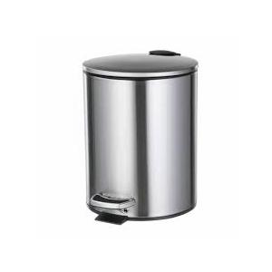Home Zone Living Stainless Steel Step Pedal Bin 1.18Gal,4.5 L Kitchen trash Bag