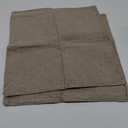 MIULEE Pack of 2 Decorative Outdoor Solid Waterproof Throw Pillow Covers Faux Linen Garden Farmhouse Cushion Cases for Patio Tent Balcony Couch Sofa 18x18 Inch Khaki