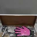 Carpet Rake for Pet Hair Removal - Reusable Pet Hair Remover, 60 Adjustable Long Handle Cat Dog Carpet Rake Scraper with Patented Design, Dog Hair Rake Brush for Rugs, Mats (Blue)