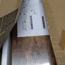 QEEIG Bathroom Floating Shelves for Wall - 15.7" Wall Mounted Shelf Over Toilet Farmhouse Home Decor Display Bookshelf Small 15.7 x 6.7 inch Set of 2, Rustic Brown (008-40BN)