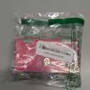 Extra Large Pink Acrylic Box Winners Bank with 2 Keys, Slot, Storage Waist Bag, Portable Casino Cash Money Lock Box Safe for Gamblers, 1Pack