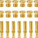 19 Pieces Jet Assortment Kit Carburetor Replacement Parts for S&S Cycle Super B E G Carbs Carburetors Type - Include 12 Main Jets, 7 Intermediate Jets,Thread type: Metric (M8 x 1.0 x 4.5mm), not SAE