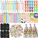 24 pack Cute Stationery Classroom Rewards, With Pencils Rulers Erasers Sticky Notes For Birthday Gifts Goodie Bags Classroom games Rewards School Office Supplies.