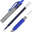 EYEYE G-103 Retractable Gel Pens 0.5mm, 25 Pack 0.5 mm Blue Ink Extra Fine Point Ballpoint Pen Quick Drying, Pen Fine Point Smooth Writing Pens for for Office School Supplies