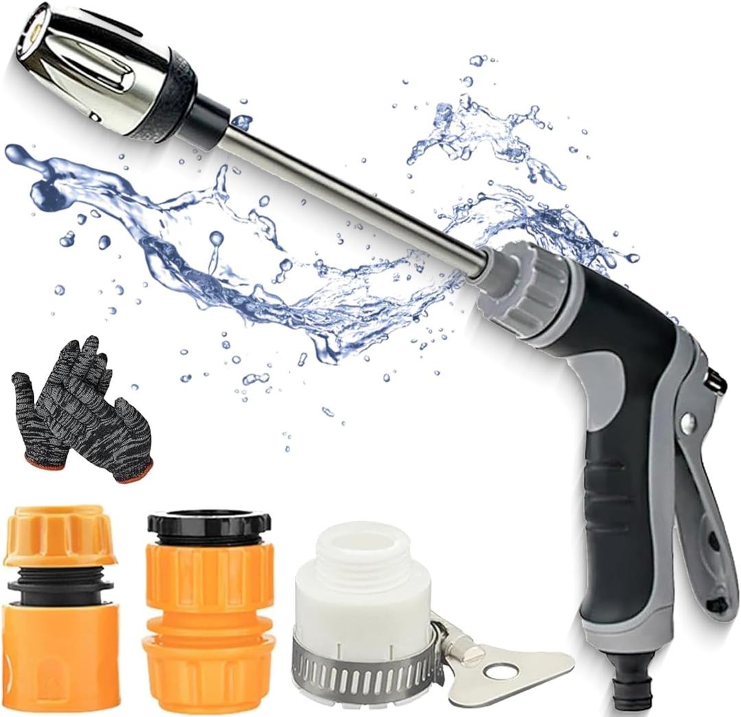 Waterblitz Pressure Washer, Water Blitz Power Washer, 2025 New Upgraded Turbo Cleaning Machine for Garden Hose, with 360° Rotating for Three Spray Modes (Water Gun+Connector)