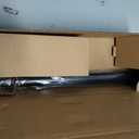Ivilon Drapery Treatment Window Curtain Rod - Square Design 1 1/8 Rod. 28 to 48 Inch. Black