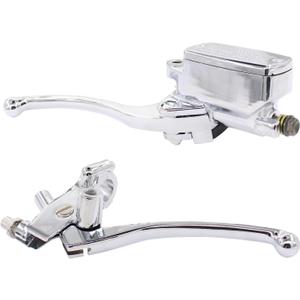 ApplianPar Universal Left and Right Handlebar 7/8 Inch 22mm Hydraulic Brake Control Master Cylinder Clutch Lever for Motorcycle Pit Dirt Bike