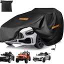 Power Wheels Cover for Outside Waterproof,Upgraded 420D Oxford Universal Ride On Toy Car Full Cover for Kids Vehicles,All Weather Outdoor Protective Cover with Windproof Buckles3 Reflective Strips