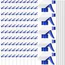 100 Pack Spray Bottle Nozzle Replacement 28-400 Sprayer Reusable Spray Bottle Tops Replacement with 10 Inch Tube Only for 16 or 32 Oz Home Office Car Window Cleaning (Blue White)