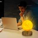 VGAzer Levitating Moon Lamp, Floating and Spinning 3D Moon Light 16 Colors Model ,Gifts for Women,Thanksgiving Christmas Gifts for Kids,Friends