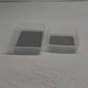 2 Plastic Box 7x7, 7x9,5
