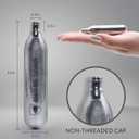 Guard Dog Security 8 Gram / 12 Gram Co2 Cartridges, Non-Threaded, CO2 cartridges BB Gun, CO2 BB Pistol, CO2 Airsoft Pistol, and CO2 Paintball Markers, Snug fit, Solid Seal