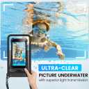 PEORSEFI [Up to 8.5" Waterproof Phone Pouch - 2 Pack Waterproof Phone Case for iPhone 16 15 14 Pro Max Galaxy S25 S24 Ultra, IPX8 Dry Bag with Lanyard for Beach Travel Essentials