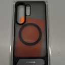 TORRAS Strong Magnetic & Seamless Stand for Samsung Galaxy S26 Ultra Case, Fit for MagSafe, MilGrade Drop Protection, Kickstand for Samsung Galaxy S26 Ultra Case, Translucent Back/Black Edge