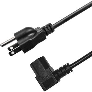3 Prong ringht Angle Power Cable 6ft Heavy Duty AC Cables forC13 Angle Type Cable, 90 Degree Power Cable, PC Monitor TV,3 Pin Connector, Universal Power Cord, Computer Right Angle Power Cord,18 AWG